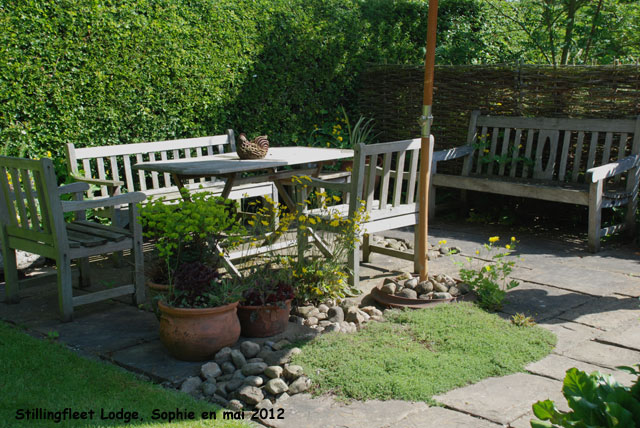 Stillingfleet: la terrasse