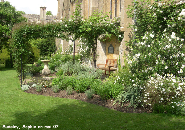 Sudeley Castle: jardin blanc