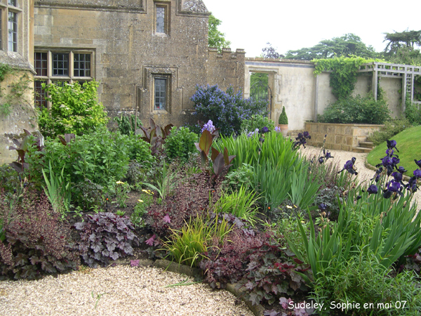 Sudeley Castle: jardin pourpre