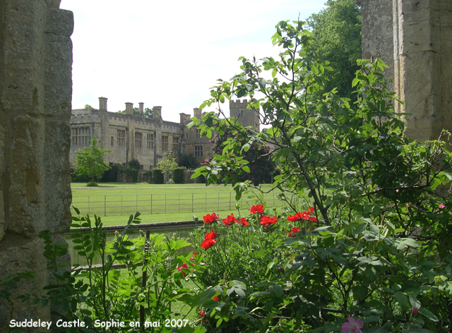 Sudeley Castle: vue vers le château