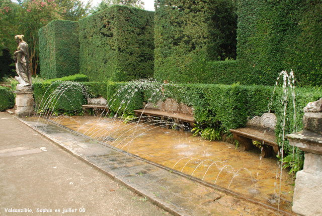 Valsanzibio: jeux d'eau