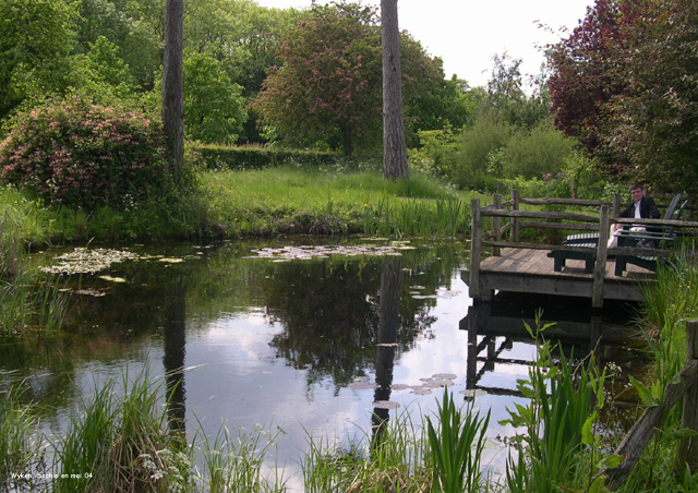 Wyken hall: l'étang