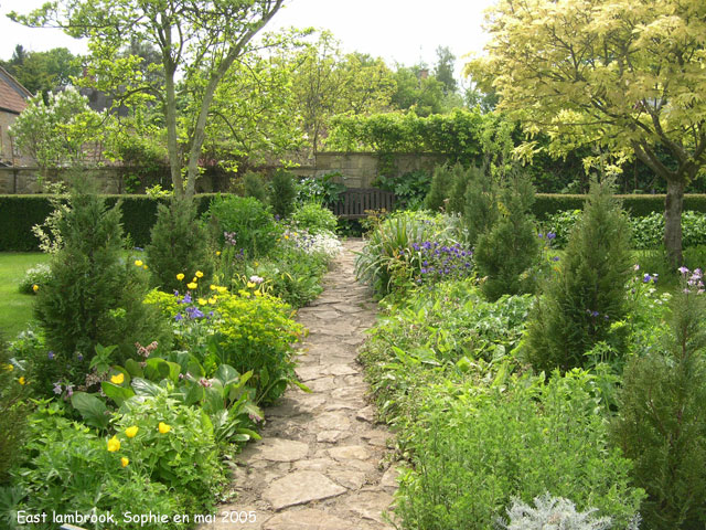 East Lambrook: jardin des terrasses